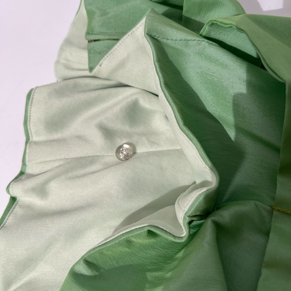 Veronique Young Vintage Taffeta Halter Cocktail Top Size 6 - Picture 15 of 16